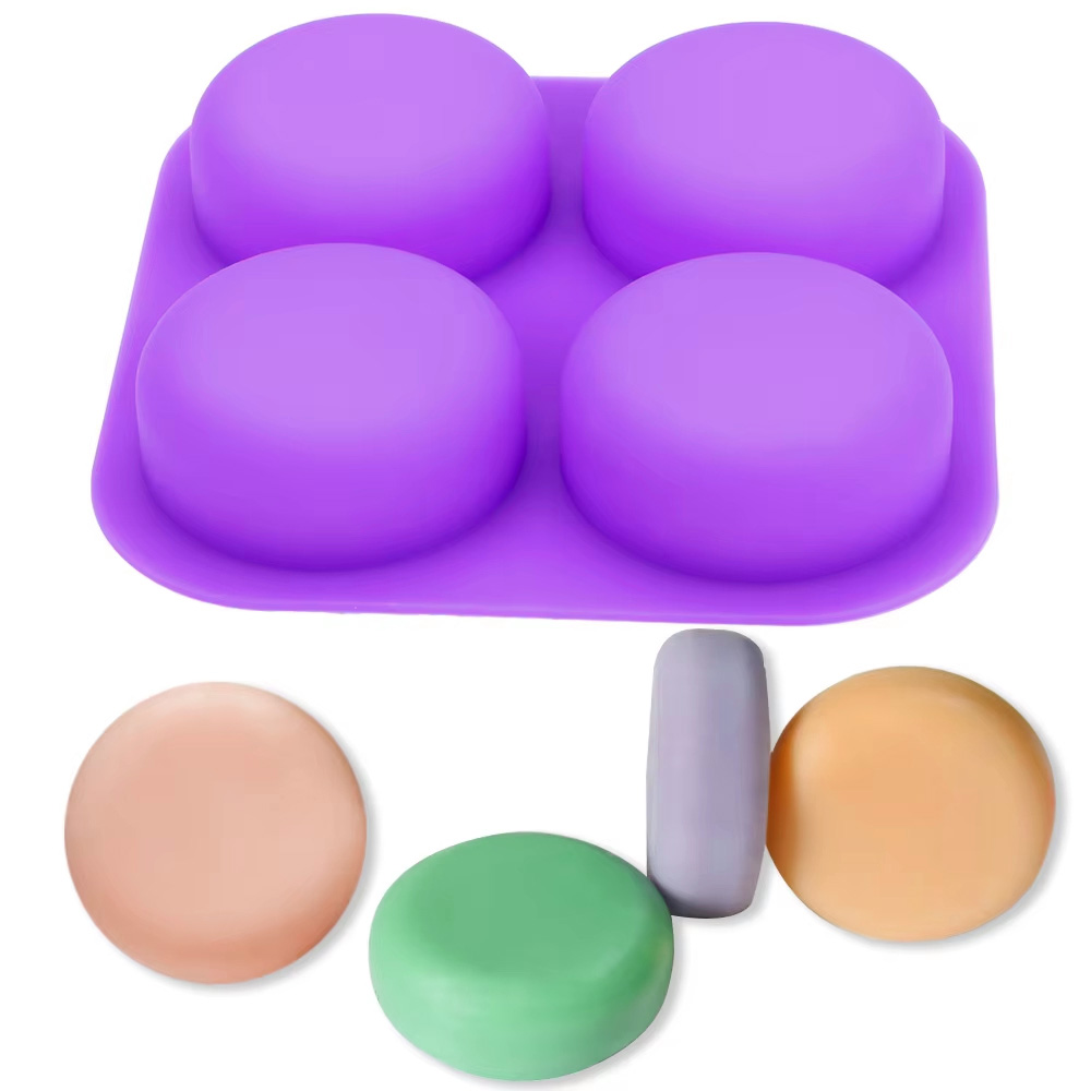 Soap Making Party - 1-2 шт. многоразовые круглые силиконовые формы