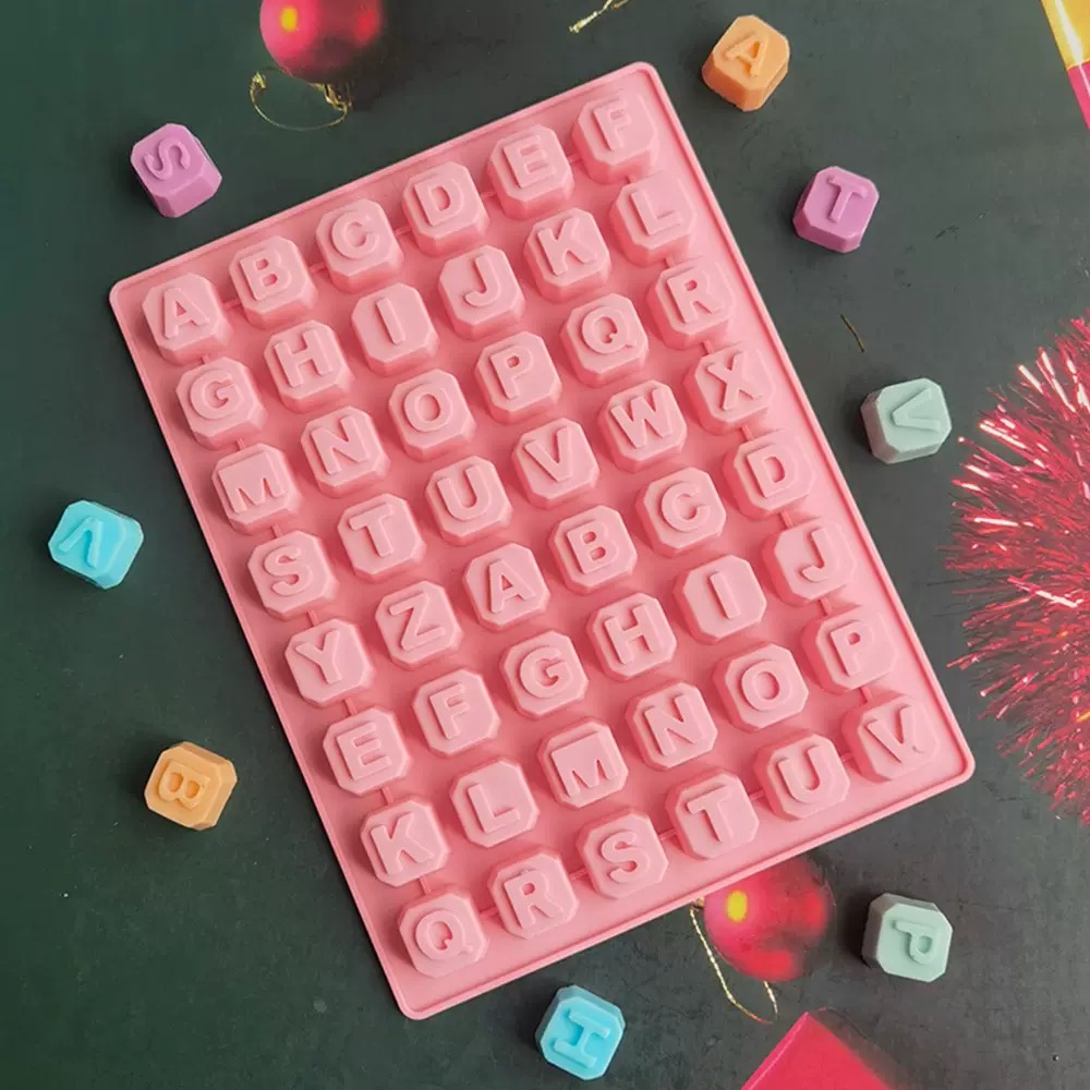 Soap Making Party - 48-литер Enghish буква алфавита силиконовая форма