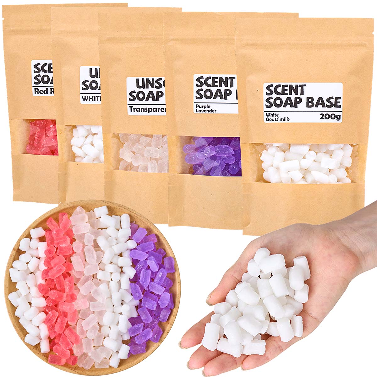 200 г цветная глицериновая осн – обзор и цена Soap Making Glycerin Base