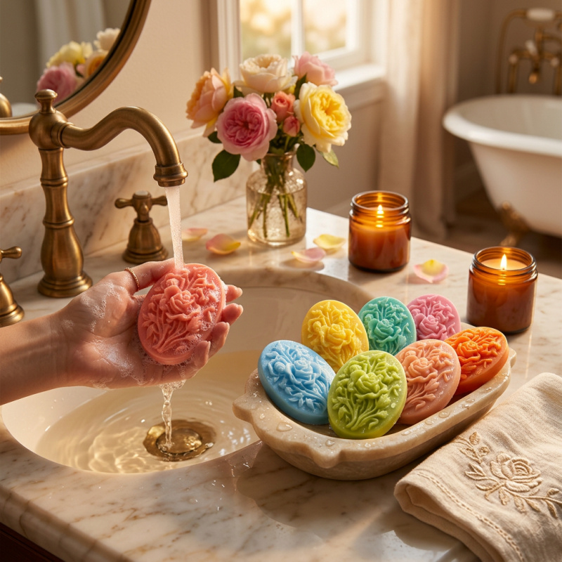 4 силиконовые формы в форме цв – обзор и цена Soap Making Party